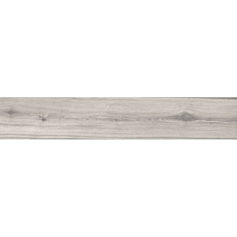 Mexen Hirera Grauer glasierter Feinsteinzeug rekt. G1, holzähnliche Boden-Wandfliese 120 x 20 cm, matt - TL611-120-020-03