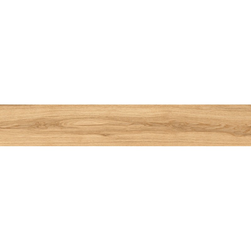 Mexen Hirera Honey gres esmaltado rectificado G1, baldosa efecto madera para suelo y pared 120 x 20 cm, mate - TL611-120-020-04