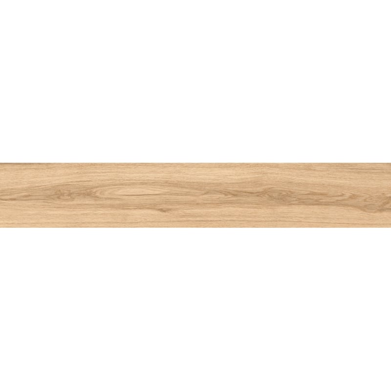 Mexen Hirera Miele glasuuritud portselanist rektiline G1, puidu välimusega põranda- ja seinaplaat 120 x 20 cm, matt
