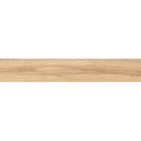 Mexen Hirera Miele glasuuritud portselanist rektiline G1, puidu välimusega põranda- ja seinaplaat 120 x 20 cm, matt
