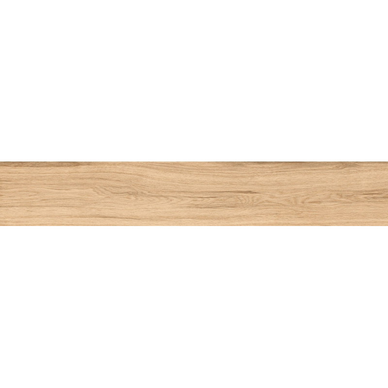 Mexen Hirera Miele glasuuritud portselanist rektiline G1, puidu välimusega põranda- ja seinaplaat 120 x 20 cm, matt