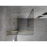 Mexen Mist-B hinged dušikabiin 90 x 90 cm, läbipaistev, kuldne - 8A2T-090-090-50-00