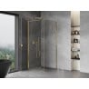 Mexen Mist-B Hinged Shower Cabin 90 x 90 cm, Transparent, Gold - 8A2T-090-090-50-00