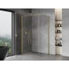 Mexen Mist-B hinged shower cabin 100 x 85 cm, transparent, brushed gold - 8A2T-100-085-55-00