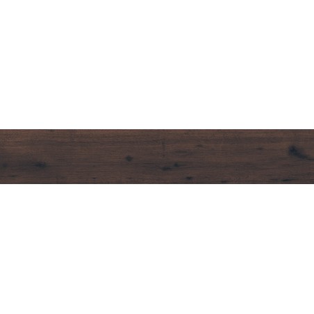 Mexen Cristopher Cherry glazed rectified porcelain tile, wood-like floor-wall 120 x 20 cm, carving - TL612-120-020-02