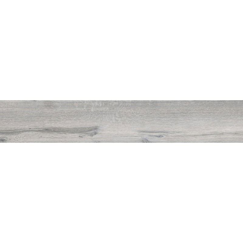Mexen Cristopher Rectified Glazed Grey Porcelain Tile G1, Wood-like Floor and Wall Tile 120 x 20 cm, Carving - TL612-120-020-03