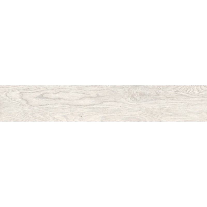 Mexen Wood Ville Bianco glaserad rektifierad golv- och väggplatta träliknande 120 x 20 cm, carving - TL613-120-020-01