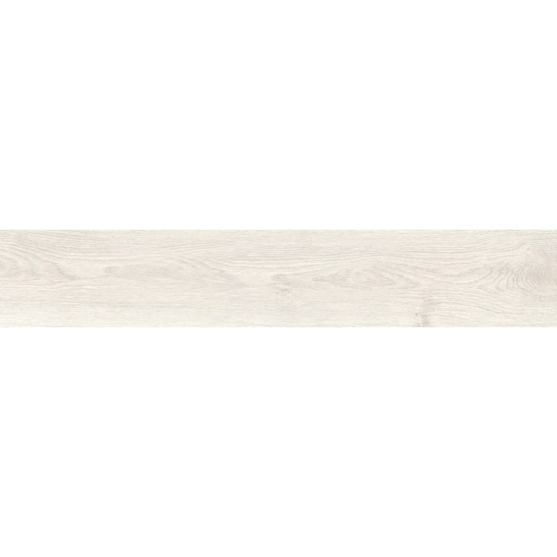 Mexen Wood Ville Bianco glaziran rektificiran gres G1, ploščica videza lesa talno-stenska 120 x 20 cm, carving