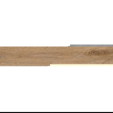 Mexen Wood Ville Azulejo rectificado de gres esmaltado marrón G1, aspecto madera para suelo y pared 120 x 20 cm, carving