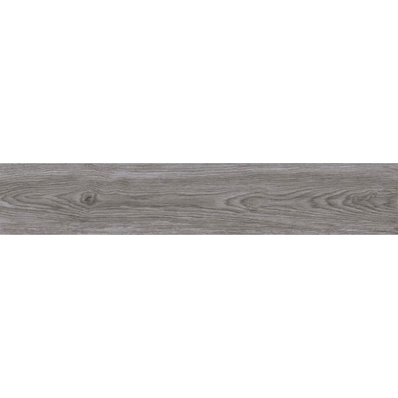 Mexen Savana Gray glazed rectified gres tile, wood-like floor-wall 120 x 20 cm, carving - TL614-120-020-02
