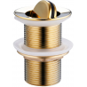 Mexen click-clack rotary plug, gold - 79913-50