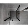 Mexen Mist-B Duo Hinged Shower Enclosure 100 x 100 cm, Black Grid, Black - 8A2-100L-100P-70-77