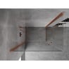 Mexen Mist-B Duo cabine de douche battante 100 x 90 cm, transparent, cuivre brossé - 8A2-100-090-65-00