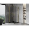 Mexen Mist-B Duo hinged dušikabiin 100 x 100 cm, läbipaistev, kuldne - 8A2-100-100-50-00
