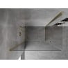 Mexen Mist-B Duo Hinged Shower Cabin 90 x 75 cm, Transparent, Gold - 8A2-090-075-50-00