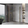Mexen Mist-B Duo Hinged Shower Cabin 90 x 75 cm, Transparent, Gold - 8A2-090-075-50-00