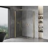 Mexen Mist-B Duo Hinged Shower Cabin 90 x 75 cm, Transparent, Gold - 8A2-090-075-50-00