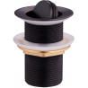 Mexen Dreh-Klick-Klack-Abfluss, schwarz - 79913-70