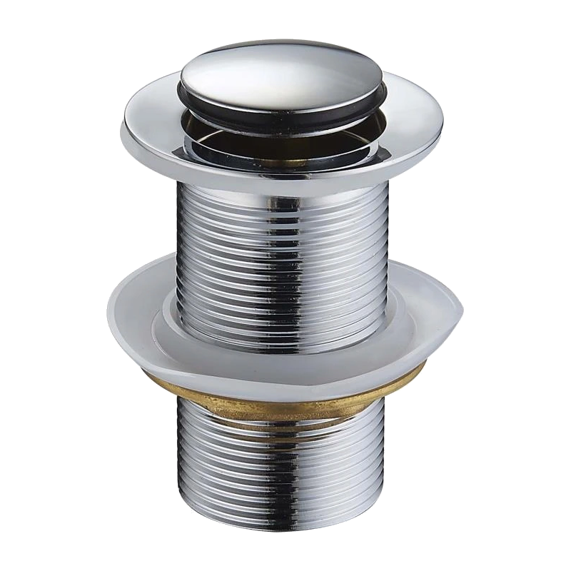 Mexen kleine ronde klik-klak stop, chroom - 79915-00