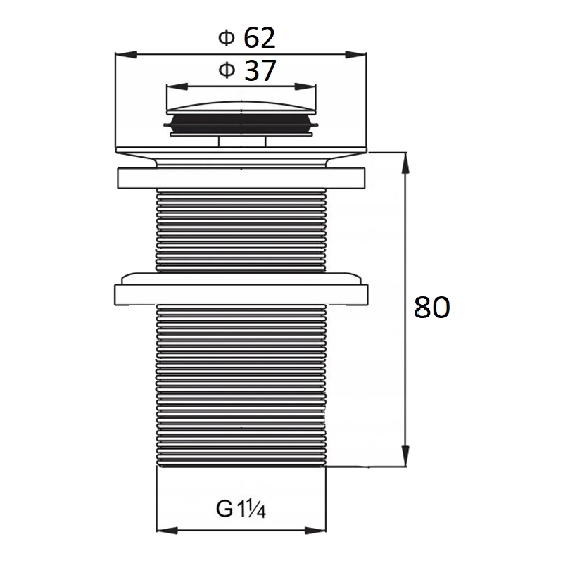 Mexen klengen ronne Klick-Klack Stopp, gëllen - 79915-50