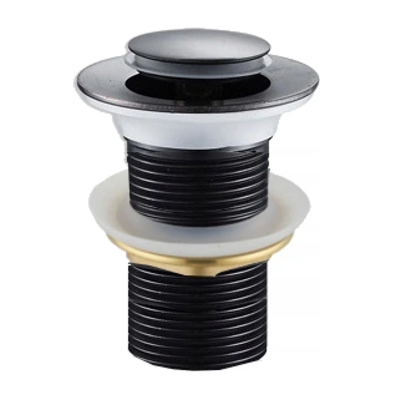 Mexen klep-klep plug klein rond, zwart - 79915-70