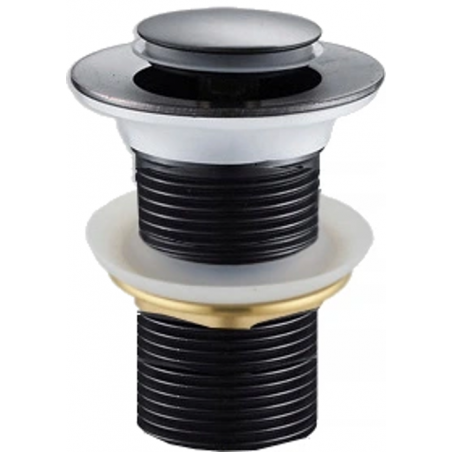 Mexen klep-klep plug klein rond, zwart - 79915-70