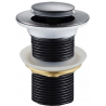 Mexen klep-klep plug klein rond, zwart - 79915-70