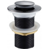 Mexen petit bouchon clic-clac rond, noir - 79915-70