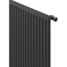 Mexen CVH10 Radiateur hygiénique à plaques 400 x 1100 mm, raccordement inférieur, 475 W, anthracite - W610H-040-110-66