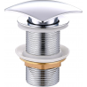 Mexen click-clack vierkante sluiting, chroom - 79916-00