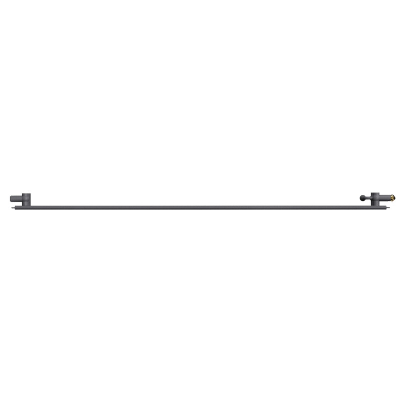 Mexen CVH10 hügieeniline plaatradiaator 300 x 1400 mm, alumine ühendus, 464 W, antratsiit - W610H-030-140-66