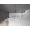 Mexen Velar L 2-krilni klizni paravan za kadu 95 x 150 cm, mat, ružičasto zlato - 896-095-003-31-60