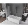 Mexen Velar L 2-panel sliding bath screen 100 x 150 cm, frosted, chrome - 896-100-003-31-01