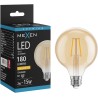 Mexen Vintis Bombilla LED filament E27, G95, 2W, Cálida - 2200K, 180 lm, ámbar - L157-E27-0222-50