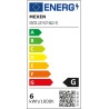 Mexen Vintis Bombilla de filamento LED E27, G95, 6W, Cálida - 2200K, 450 lm, humo - L157-E27-0622-70