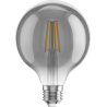 Mexen Vintis LED-filamentlampa E27, G95, 6W, Varm - 2700K, 510 lm, rökfärg - L157-E27-0627-70