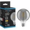 Mexen Vintis LED-filamentlampa E27, G95, 6W, Varm - 2700K, 510 lm, rökfärg - L157-E27-0627-70