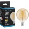 Mexen Vintis Ampoule à filament LED E27, G95, 8W, Chaude - 2700K, 750 lm, ambre - L157-E27-0827-50