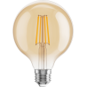 Mexen Vintis LED-filamentlampa E27, G95, 8W, Varm - 2700K, 750 lm, bärnsten - L157-E27-0827-50