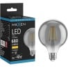 Mexen Vintis Bombilla LED de filamento E27, G95, 8W, Cálida - 2700K, 680 lm, humo - L157-E27-0827-70