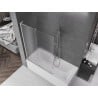 Mexen Velar L dušinurga ekraan 2-tiivaline liuguks 120 x 150 cm, härmas, kroom - 896-120-003-31-01