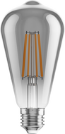 Mexen Vintis Lampadina a filamento LED E27, ST64, 8W, Calda - 2200K, 600 lm, fumé - L152-E27-0822-70