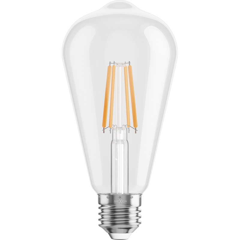 Mexen Vintis LED-filamentlampa E27, ST64, 4W, Varm - 2700K, 470 lm, klar - L152-E27-0427-00
