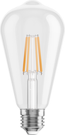 Mexen Vintis Ampoule filament LED E27, ST64, 6W, Chaud - 2700K, 720 lm, transparent - L152-E27-0627-00