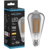 Mexen Vintis LED-filamentlampa E27, ST64, 10W, Varm - 2700K, 780 lm, rökfärgad - L152-E27-1027-70