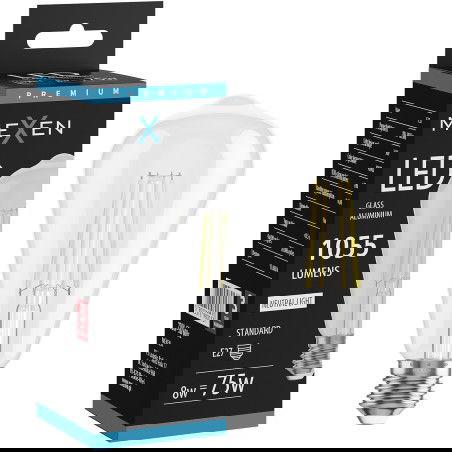 Mexen Vintis LED-filamenttilamppu E27, ST64, 8W, Neutraali - 4000K, 1055 lm, kirkas - L152-E27-0840-00