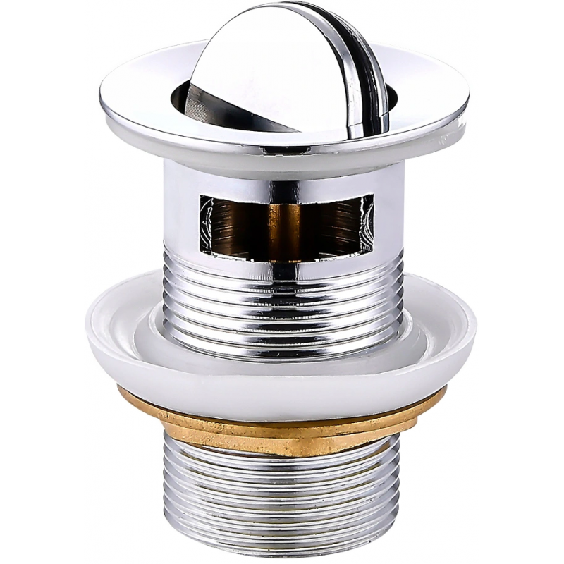 Mexen Click-Clack Rotary Plug with Overflow, Chrome - 79923-00