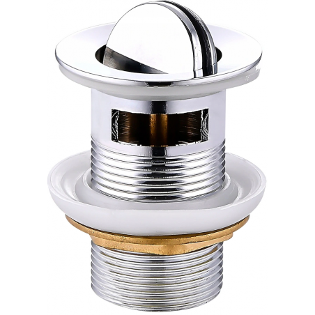 Mexen Click-Clack Rotary Plug with Overflow, Chrome - 79923-00