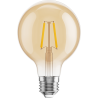 Mexen Vintis LED filamentlampa E27, G80, 2W, Varm - 2200K, 180 lm, bärnsten - L155-E27-0222-50