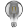 Mexen Vintis LED-filamentlampa E27, G80, 2W, Varm - 2200K, 150 lm, rök - L155-E27-0222-70